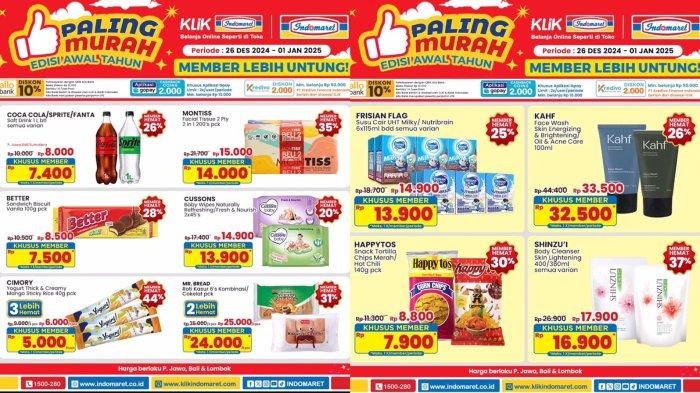 Katalog Promo di Indomaret 1 Januari Edisi Produk Lebih Tahun 2024