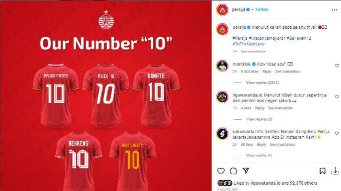 Klok Protes ke Persija 22
Momen Marc Klok beri protes ke Persija Jakarta soal namanya yang tak ada dalam pewaris nomor 10 di skuad Macan Kemayoran.