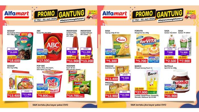 Kolase Katalog 3 dan 4 Promo JSM Alfamart hingga 2 Juni 2024.