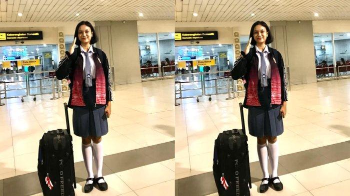Siswi kelas XI SMA N 1 Semarapura, Ni Komang Tri Setia (16) dipercaya menjadi wakil dari Bali, untuk bergabung dengan paskibraka nasional - Ni Komang Tri Setia, Siswi Klungkung Ukir Sejarah Jadi Paskibraka Perdana di IKN