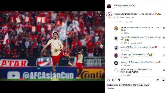 Komentar SC Heerenveen di Instagram Nathan Tjoe A On yang langsung digeruduk suporter Timnas U-23 Indonesia.