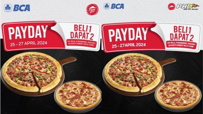 LEZAT! Promo Pizza Hut 25-27 April 2024, Beli Stuffed Crust Keju Regular Pizza GRATIS Original Meaty