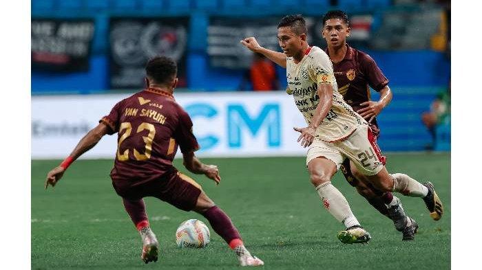 Laga PSM Makassar vs Bali United pada 24 Februari 2024.