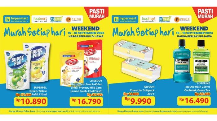 DISKON! Promo JSM Hypermart Hari Ini 17 September 2023, Wipol Rp 11.490, Sunlight Rp 10.890