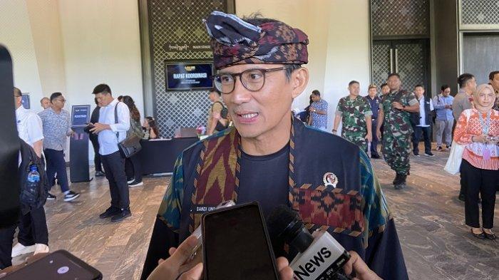 Menteri Pariwisata dan Ekonomi Kreatif (Menparekraf) Sandiaga Uno.
