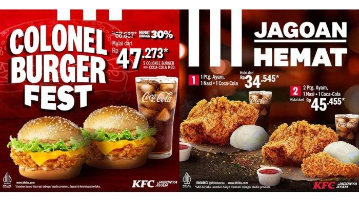 LEBIH IRIT! Promo KFC 22-31 Juli 2024, Dapatkan 2 Colonel Burger dan 1 Coca Cola Hanya Rp 47 Ribuan