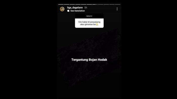 Nasib Ciro Alves di Persib Bandung disinyalir berada di tangan sang pelatih, yakni Bojan Hodak pada penghujung Liga 1 2023 mendatang. Instagram story @liga_dagelann