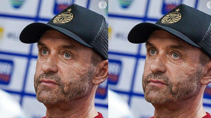 Pelatih kepala Persija Jakarta, Thomas Doll. Nasib Malang Thomas Doll di Liga 1, Kuota Pemain Asing Tak Lengkap Kini Ditambah Marko Simic Cedera