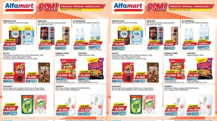PROMO ALFAMART - Katalog Promo Spesial Mingguan di Alfamart Berlaku 16 Hingga 22 Mei 2025