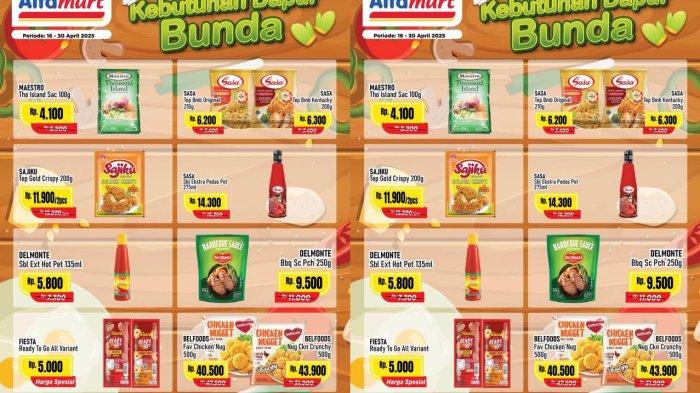PROMO ALFAMART - Katalog Promo Alfamart Edisi Produk Kebutuhan Dapur Bunda Murah Meriah 16-30 April 2025