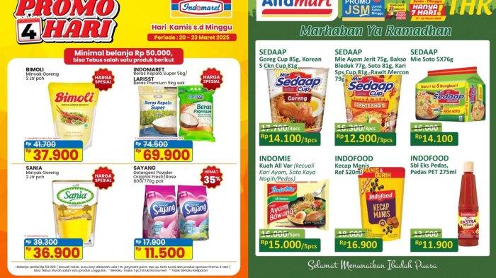 PROMO ALFAMART dan INDOMARET - Katalog Promo Alfamart JSM dan Katalog Promo Tebus Heboh Indomaret Edisi Berbagai Produk Lebih Murah Minggu Ini 20-23 Maret 2025