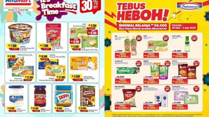 PROMO ALFAMART dan INDOMARET - Katalog Promo Alfamart dan Indomaret Periode 1-7 April 2025, Tebus Murah Berbagai Produk Ini