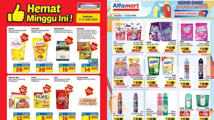 PROMO ALFAMART dan INDOMARET - Kolase Promo Home Care Alfamart dan Promo Hemat Minggu Ini Indomaret Periode 10-15 Juni 2025