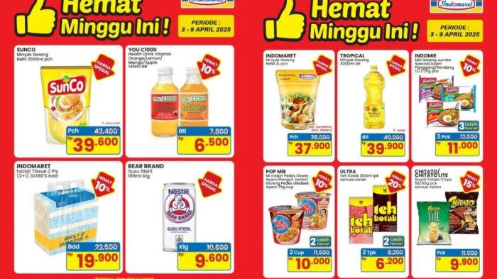 PROMO INDOMARET -  Katalog Promo Indomaret Edisi Hemat Minggu Ini 3-9 April 2025 Berbagai Produk Diskon Melimpah