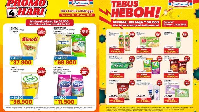 PROMO INDOMARET - Katalog Promo Indomaret Edisi Tebus Heboh Periode 20-31 Maret 2025