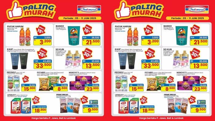 PROMO INDOMARET - Katalog Promo Indomaret Paling Murah Periode 5-11 Juni 2025, Berbagai Produk Hemat Minggu Ini