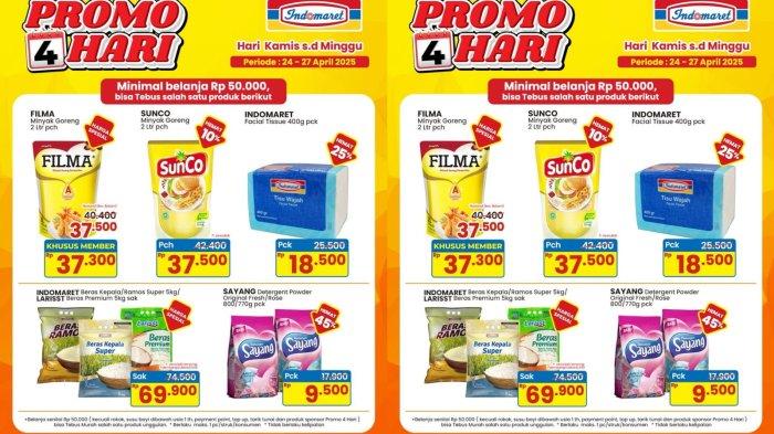 PROMO INDOMARET - Katalog Promo KJSM Indomaret Berlaku Hanya 4 Hari Mulai 24 Hingga 27 April 2025