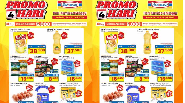 PROMO INDOMARET - Katalog Promo KJSM Indomaret Periode 24-27 Juli 2025, Aneka Produk Diskon Melimpah
