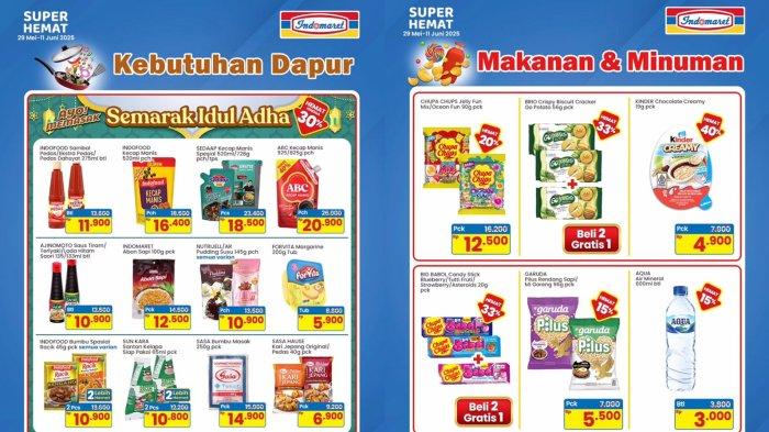 PROMO INDOMARET - Katalog Promo Semarak Idul Adha 2025 di Indomaret Berlaku 4-11 Juni, Aneka Produk Kebutuhan Dapur dan Makanan Hingga Minuman Diskon Melimpah