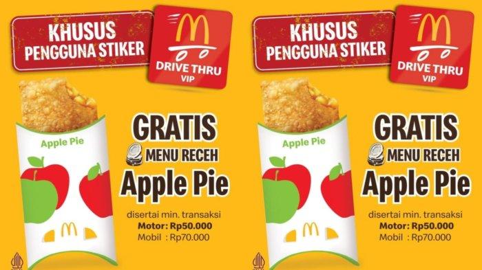 PROMO MCDONALDS - Katalog Promo McDonalds 6 Maret 2025, Khusus Pengguna Stiker Gratis Menu Receh Apple Pie