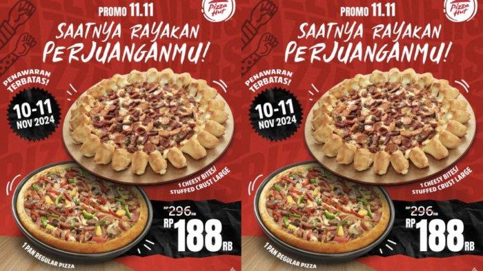 PROMO Pizza Hut 10-11 November 2024, Dapatkan Paket Khusus Hari Pahlawan Hanya Rp 188 Ribu