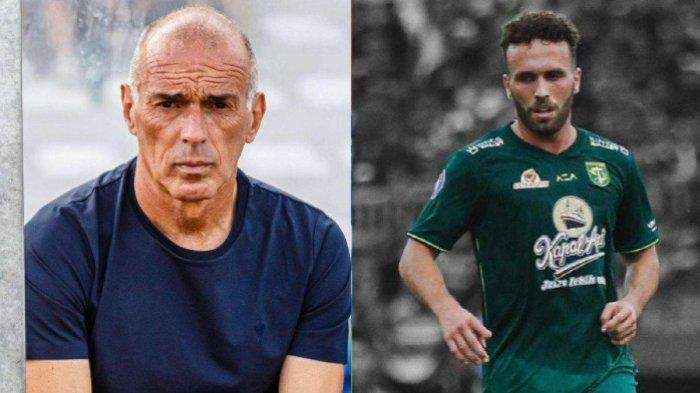 Pelatih asal Portugal, Fernando Valente (kiri) dan pemain Persebaya, Ze Valente (kanan)