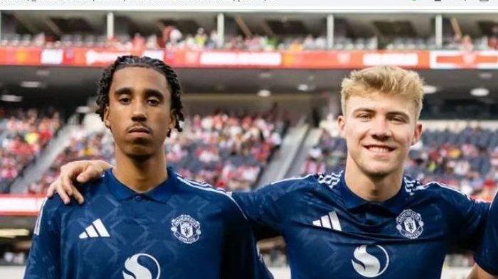 Pemain Manchester United, Leny Yoro dan Rasmus Hojlund