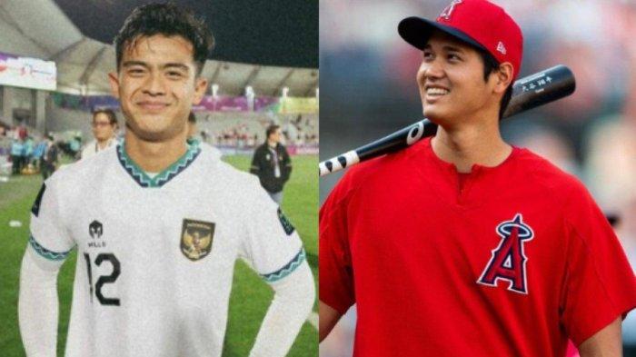 Pratama Arhan dan atlet bisbol Jepang Shohei Ohtani