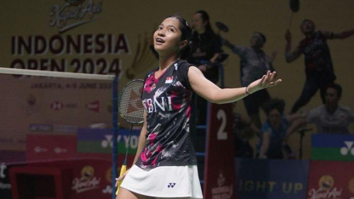 Ester Nurumi Tri Wardoyo menyelesaikan pertandingan dengan smes keras di BABT 2026