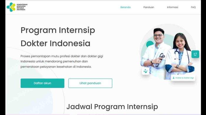 Segera Berakhir Pendaftaran Program Internsip Dokter Indonesia 2024