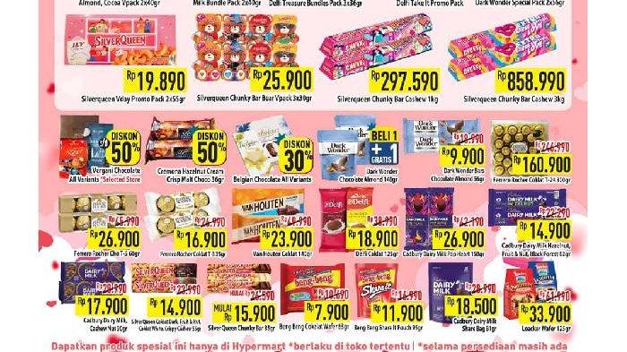 Promo Produk Cokelat Valentine Hypermart (7–14 Februari 2025)