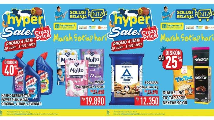 Promo JSM Hypermart Hari Ini 2 Juli 2023, Bogasari Segitiga Biru Rp 12.350, Max Creamer Rp 30.990
