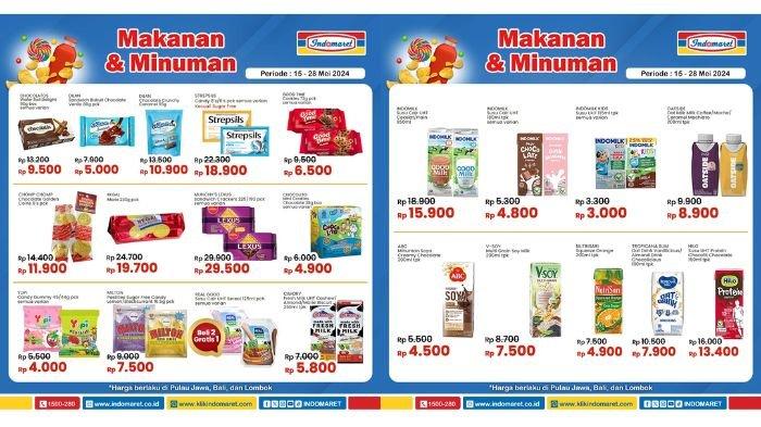 Promo Makanan dan Minuman Indomaret Besok 23-31 Mei 2024