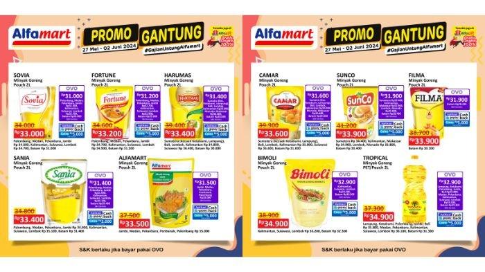 Promo Minyak Goreng Alfamart 30 Mei - 11 Juni 2024