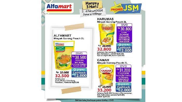 Promo Minyak Goreng di JSMAlfamart 2-4 Februari 2024.