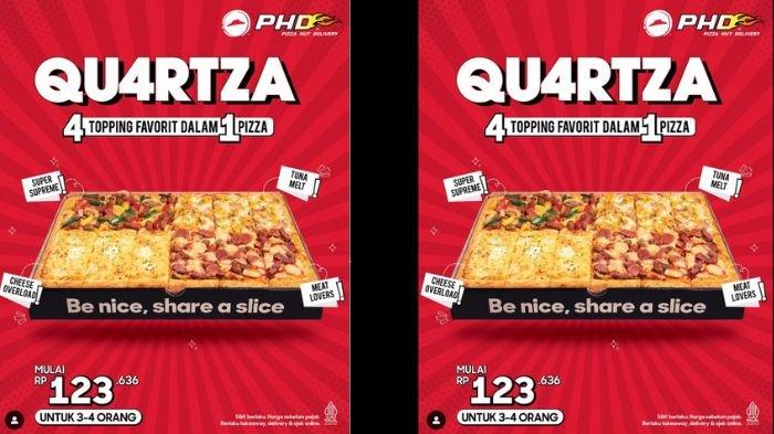 Promo Qu4rtza 4 toping dalam 1 pizza