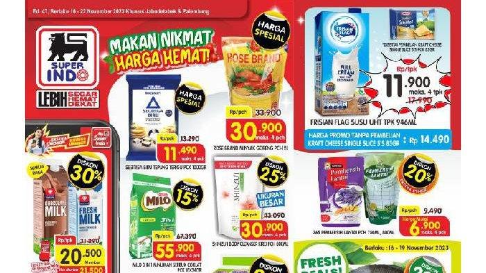 Promo Superindo 20-22 November 2023.