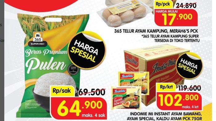 Promo Superindo 30-31 Mei 2023, Bahan Dapur Serba DISKON, Beras Pulen