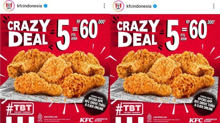 RAMADHAN Hemat! Promo KFC Hari Ini 4 April 2024, Nikmati 5 Ayam Goreng Hanya Rp 60 Ribuan