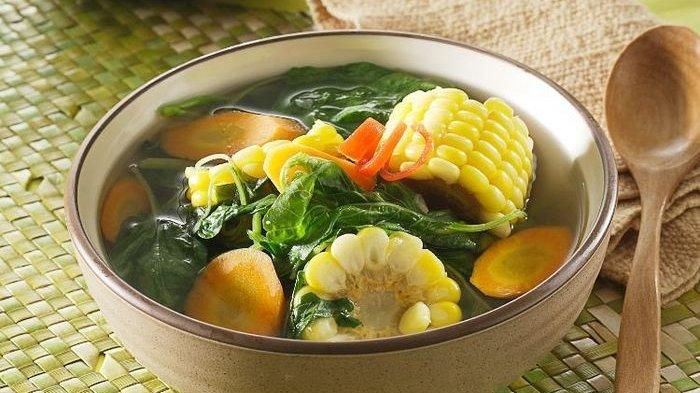 Ilustrasi Sayur Bayam Jagung Manis- PRAKTIS! Resep Sayur Bayam Jagung Manis, Bisa Dibuat Dalam Waktu Singkat