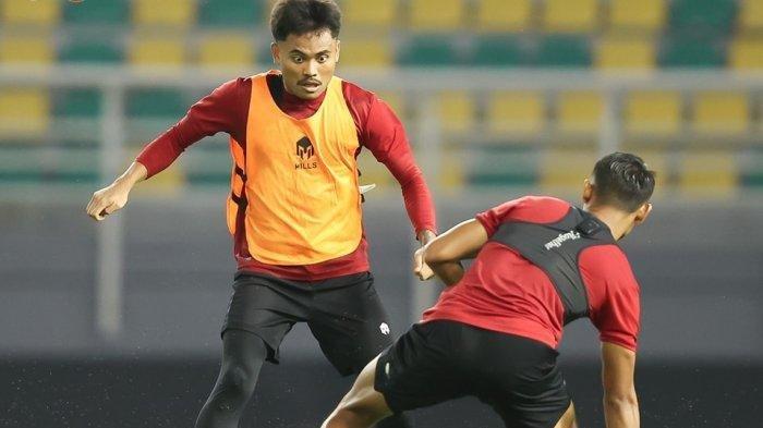 Saddil Ramdani gabung latihan TC Timnas Indonesia, kaki sudah tak ada balutan