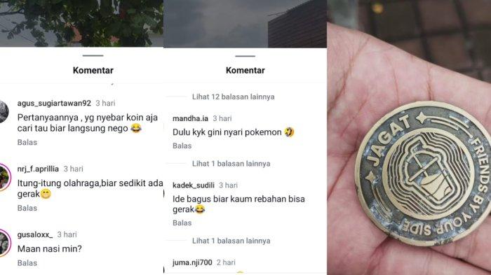 Screen shoot komentar netizen tentang Koin Jagat - Koin Jagat di Bali, Warga Mulai 'Berburu' di Legian hingga Taman Kota Lumintang