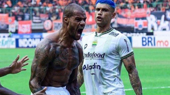 Selebrasi David da Silva di laga Persib kontra Persija di Liga 1. Simak Prediksi Skor Persib Bandung vs Persikabo 1973 Liga 1: Misi David da Silva Cs Poin Penuh di GBLA