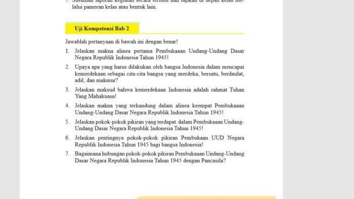 Soal PKN kelas 9 semester 2 halaman 51