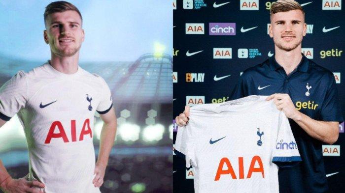 Striker Timnas Jerman, Timor Werner resmi diperkenalkan sebagai pemain baru Tottenham Hotspur, Rabu (10/1/2023) dini hari WIB.