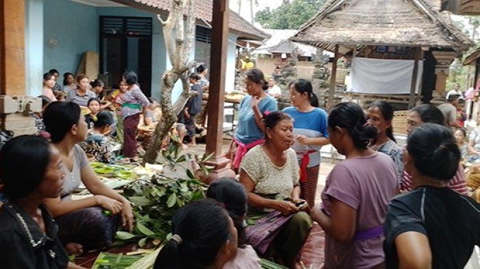Suasana rumah dukadi Banjar Silungan, Desa Lodtunduh, Ubud, Gianyar pada Rabu 5 Juli 2023.