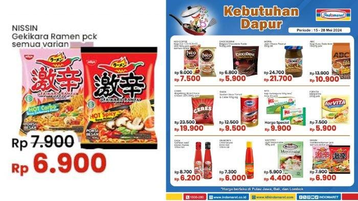Super IRIT! Ramah di Kantong, Katalog Promo Indomaret 22-28 Mei 2024: Gekikara Ramen Cuma Rp6900
