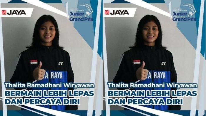 Thalita Ramadhani Wiryawan berdiri di pinggir lapangan setelah laga melawan Pui Chi Wa