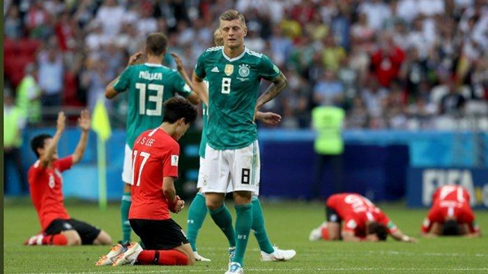 Tony Kroos, meratapi tersingkirnya Jerman di Piala Dunia 2018. Squawka