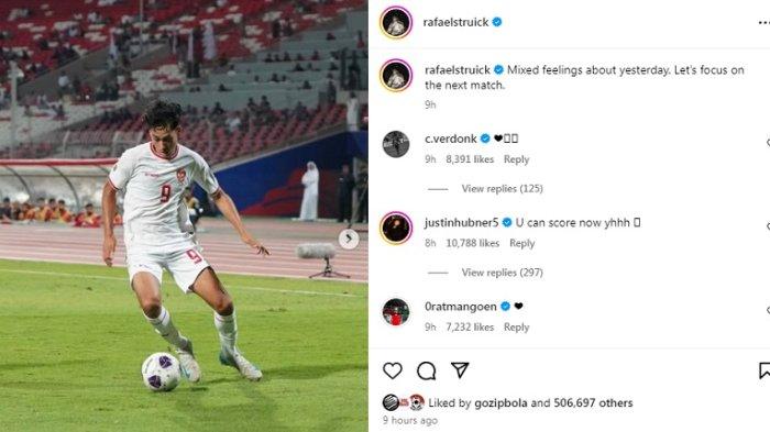 Unggahan Rafael Struick baru-baru ini.